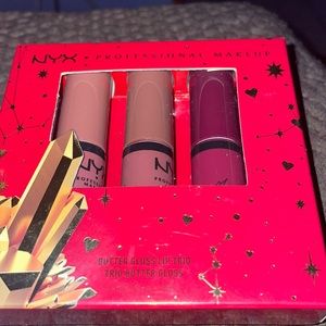 💄2 $ 25 NEW NYX LIMITED EDITION - GIMME SUPER STARS! - BUTTER GLOSS LIP TRIO 💄